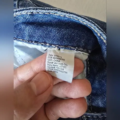 Nine West  Vintage America Collection Blue Embellished‎ Jeans Bootcut Size 16/33