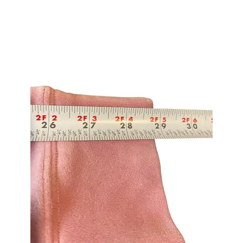 Juicy Couture  Velour Dusty Rose Mauve Juicy Rhinestone Spell out Jogger Pants S