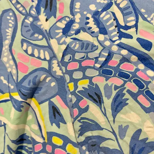 Lilly Pulitzer Lilly‎ Pulitzer La Fortuna Blue Peri Pinch Off The Shoulder Romper Size Large