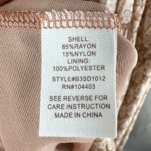 By The River Boho Cottagecore Sleeveless Midi Dress Size Large