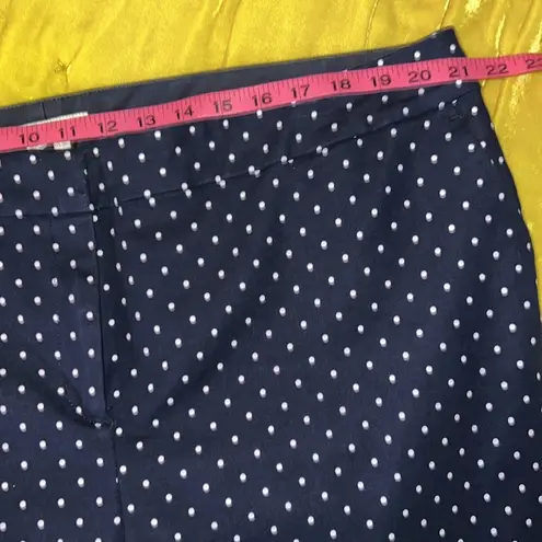 Boden USA Boden Size 18L Navy Polka Dotted Ankle Length Pants