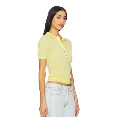 LIONESS  Untamed Short Sleeve Top in Butter thumbnail 2