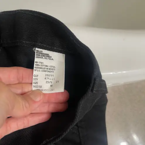 Vintage Black Rockies Jeans Womens Size 29/9 High Rise Western Cowboy Style