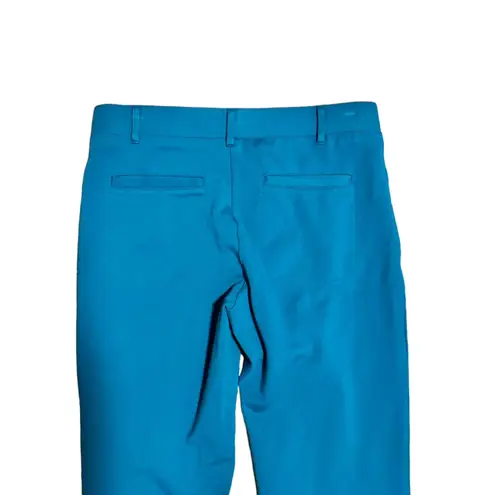 Betabrand Women's Pull On Yoga Dress Pants Blue Straight Leg Size Medium