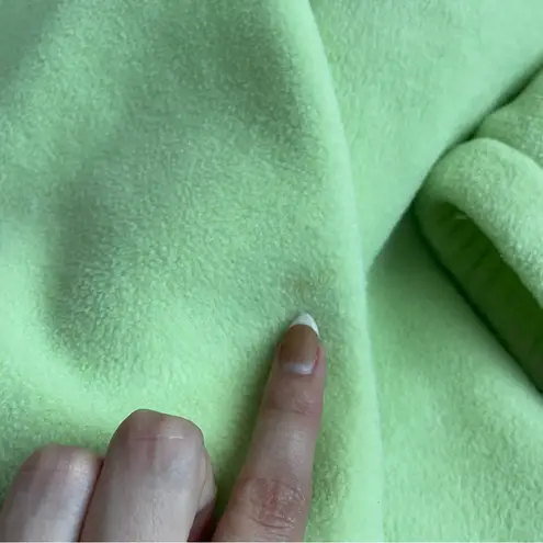 Columbia fleece lime green full zip jacket lime green women’s size medium!
