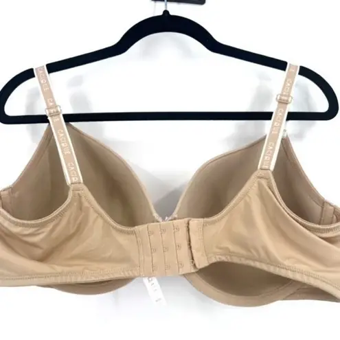 Cacique Women's Padded Lightly Lined Full Coverage T-Shirt Bra Beige Size 40DD