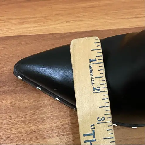 Charles David CHARLES by Dodger Black Pointy Studded Chunky Chelsea Booties 6.5