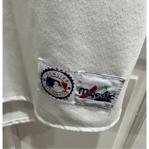 Majestic  Derek Jeter #2 Yankees Jersey XL White MLB Men’s Sewn USA Authentic