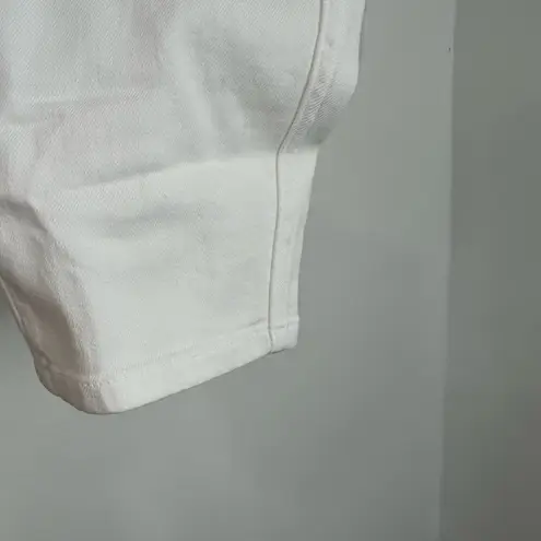 AYR The Beat Barrel Leg Ankle Crop Jean in Tofu White NEW size 23