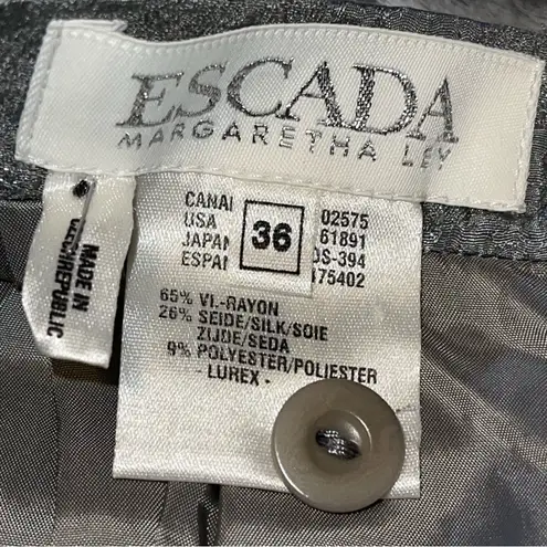 Escada Margaretha Ley Skirt Gray Size undefined
