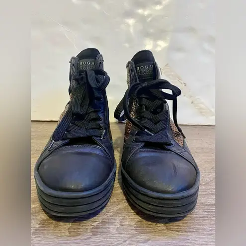 Hogan rebel high top sneakers Size 7
