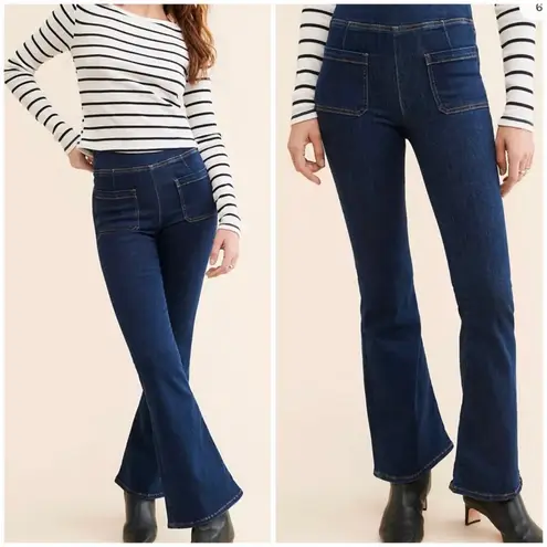Frame  Bardot Jetset Jean Size 2 Pull On Flare Jeans thumbnail 2