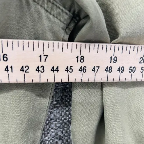 prAna Womans Jacket XS Distressed Lightweight Hooded Utility Military Style