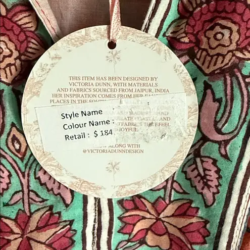 NEW VICTORIA DUNN santorini dress in stardust XS Orange