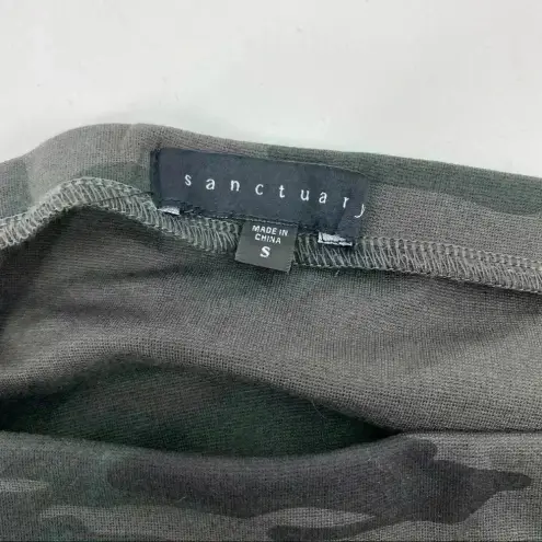 Sanctuary  Camo Print Stretch Midi Ponte Pencil‎ Women's Skirt Size Small