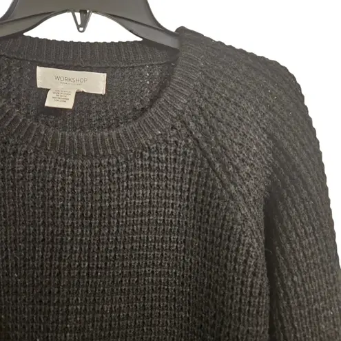 Workshop Republic Clothing Black Acrylic Sweater Sz L