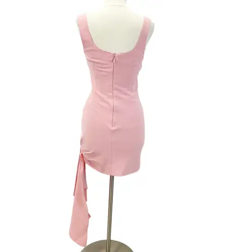 Cinq À Sept Womens Sharon Dress 8 Pink Asymmetrical Party Date Night Glam HOCO
