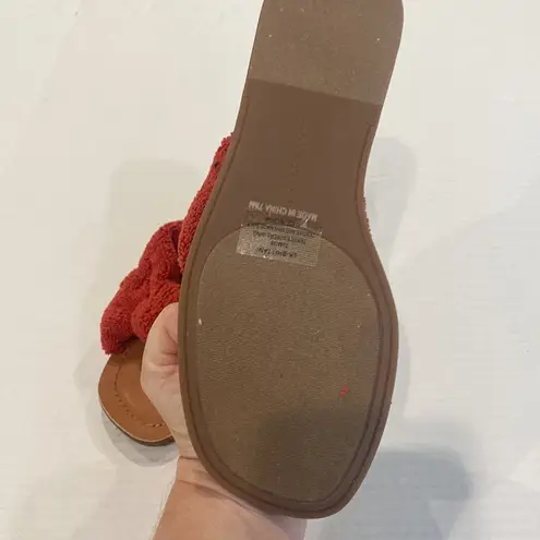 Lucky Brand  Brittani Terry Cloth Slide size 7.5 (b15)