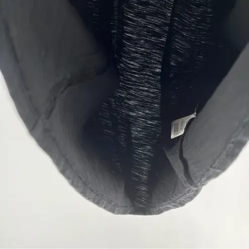 Nation Ltd Mallory Black Cotton V-Neck Flutter Sleeve Shift Dress Size M