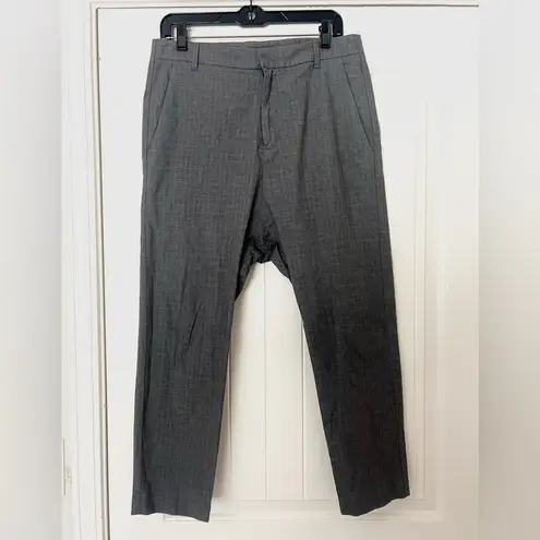 NILI LOTAN Paris Trouser Pants In Grey Prince Of Wales Gray Size 6