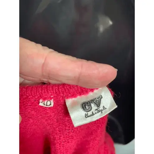 CV Charles Jogelle Italian Knit Sweater Red Size XS