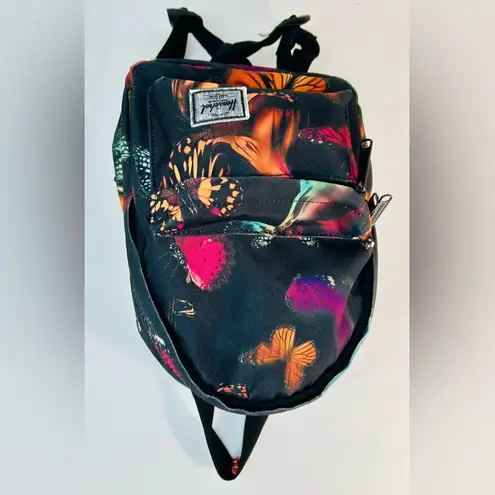 Herschel Supply Company Hershel Classic Mini Backpack Butterfly Pattern, Black w/Multicolor Butterflies - Image 3