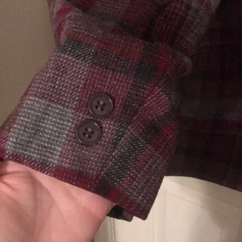 Pendleton Vintage plaid wool blazer purple size 40