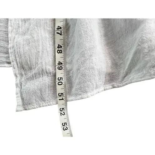 Seaspice Natalie Beach Cover Up Womens M White Open Peruvian Cotton Resort Wear Size M