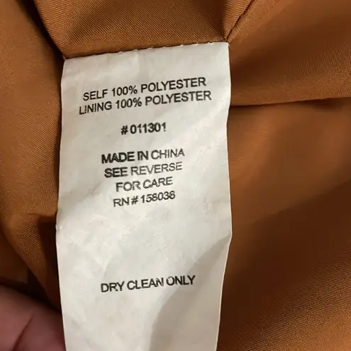 Birdy Grey Shiny Satin Rust Evening Gown Dress Womens Size XXL Bridesmaid