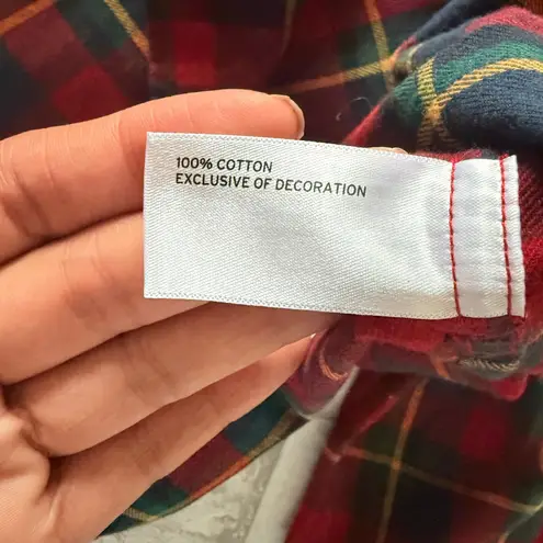 NWT Duluth Free Swingin Red Plaid Flannel Shirt Reach Gussets Bi