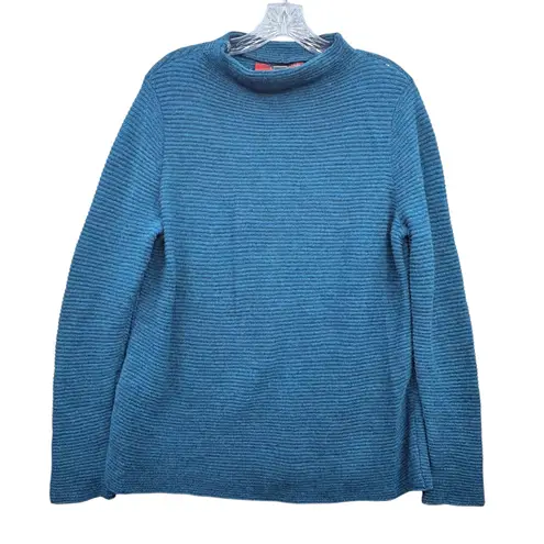 Beyond Threads Women's Teal Blue Alpaca Wool Top And Open Front Vest Boho Set M Size M - Image 6