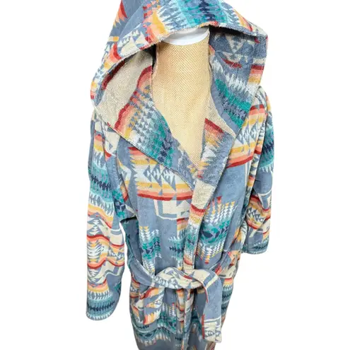 Pendleton Chief Joseph Slate Hooded Bathrobe Robe XXS XS Unisex