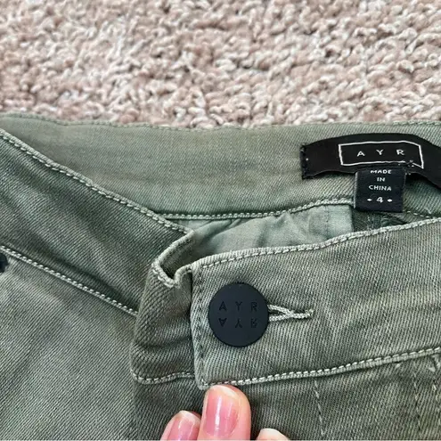 AYR Skinny Zipper Ankle Jeans