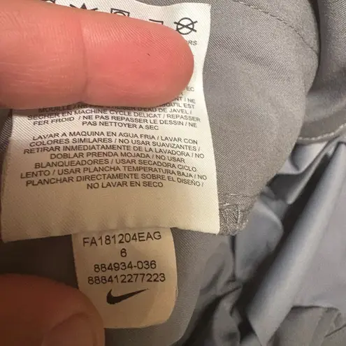 Nike  Women’s Dri-FIT Pants,Size 6, 100% Polyester,Gray