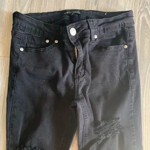 Almost Famous  black jeggings size 5