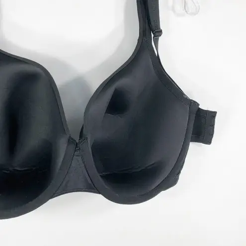 Cacique 40F Bra Black Full Coverage Cotton Knit Plus Size Lane Bryant 106