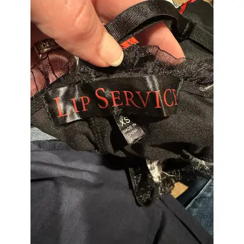 Lip service sugar skull dia Skull & Rose dress Goth & Punk dress size XS