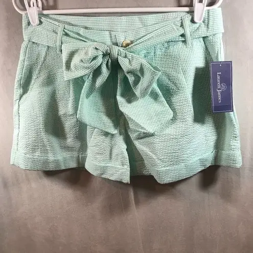 Lauren James  Bow Shorts Mint Size Medium