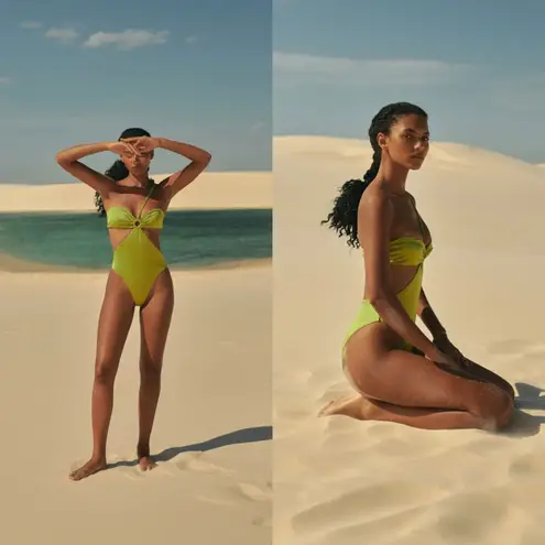 Baobab Nala One Piece Swimsuit Lima Yellow