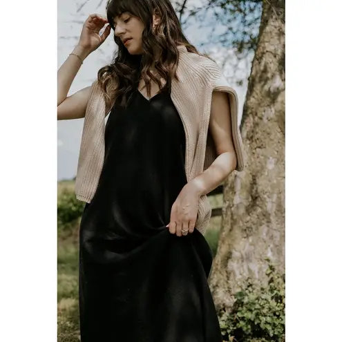 Jenni Kayne Riviera Slip Dress Black Size XS Casual Lightweight Spring Summer