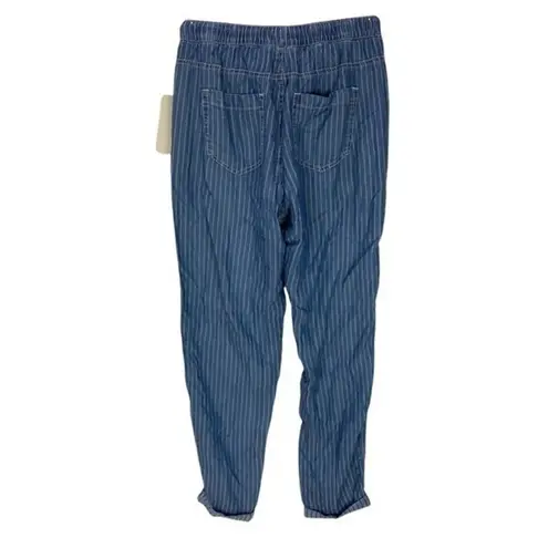 Indigo Rein  Striped‎ Chambray Drawstring Waist Pant thumbnail 2