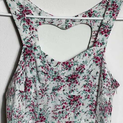 LC Lauren Conrad  Hearts Mini Floral Dress Size 8