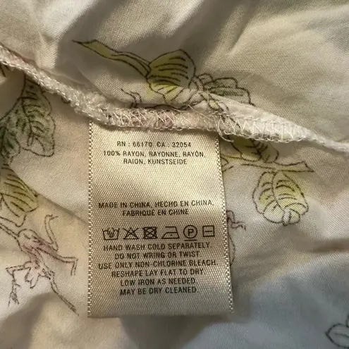 Maeve Anthropologie  Jungle Animals Monkey Tiger Print Shirt 0