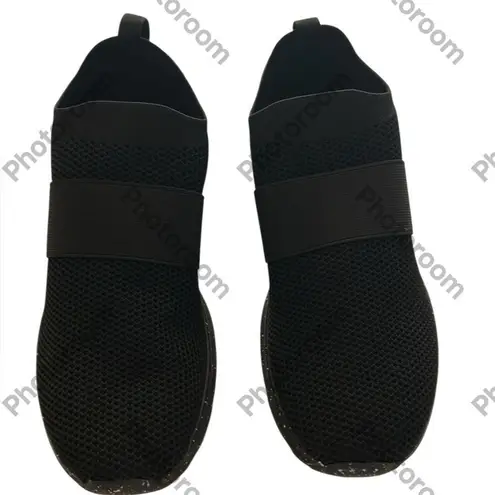 KESWI Women's Black Speckled Athletic Slip On Uniform Shoes, Size 7, NWT Black