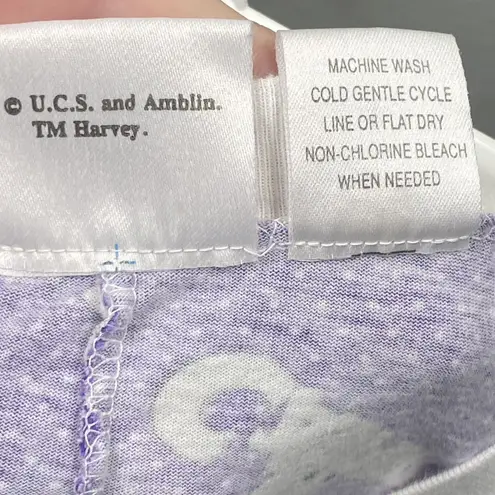 Vintage 90s Casper Friendly Ghost Purple Pajama Romper Vintage Size M Nap Inc Size M