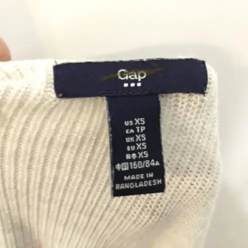 Gap  pink white stripe sweater XS long sleeve