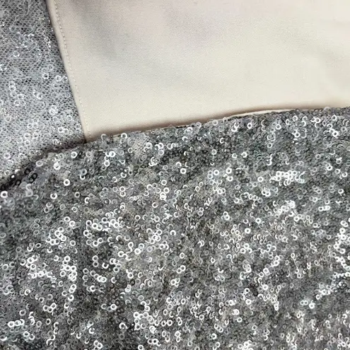 Sorella Vita Sequin Gown Womens 8 Asymmetrical Glam Gala Special Occasion Long