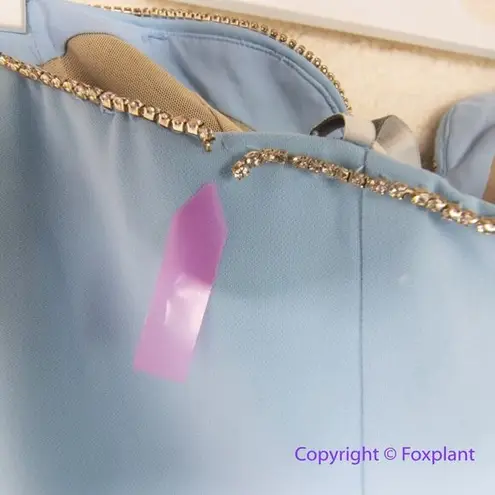 Monique Lhuillier ML Strapless Sweetheart Dress blue, size 4