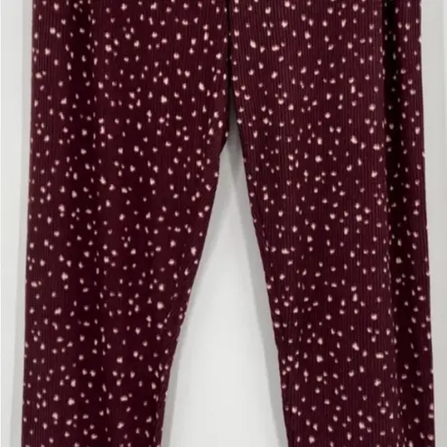 P.J. Salvage My Friend Spot Lounge Pajama Jogger Pants Port Women’s XS NWT