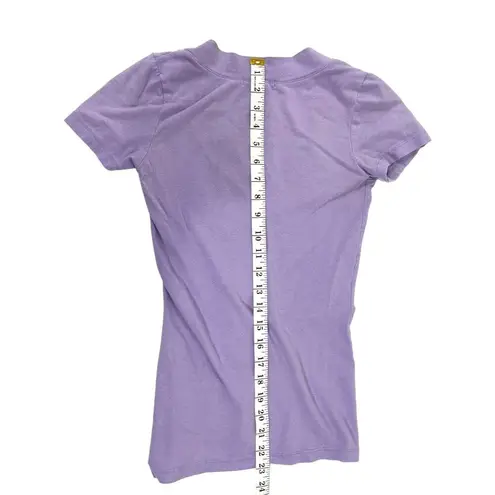 Xxi Small Purple Cotton blend Short Sleeve T-Shirt 22e